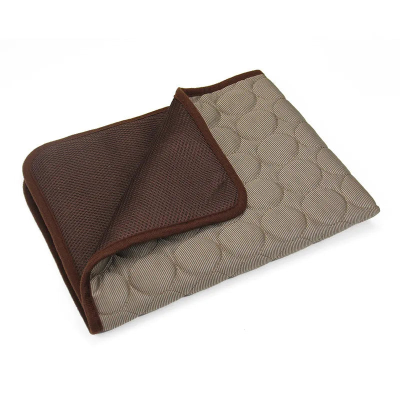 HushMat cooling pet mat in Brown