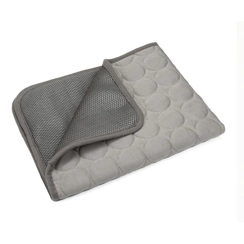 HushMat cooling pet mat in Light Grey