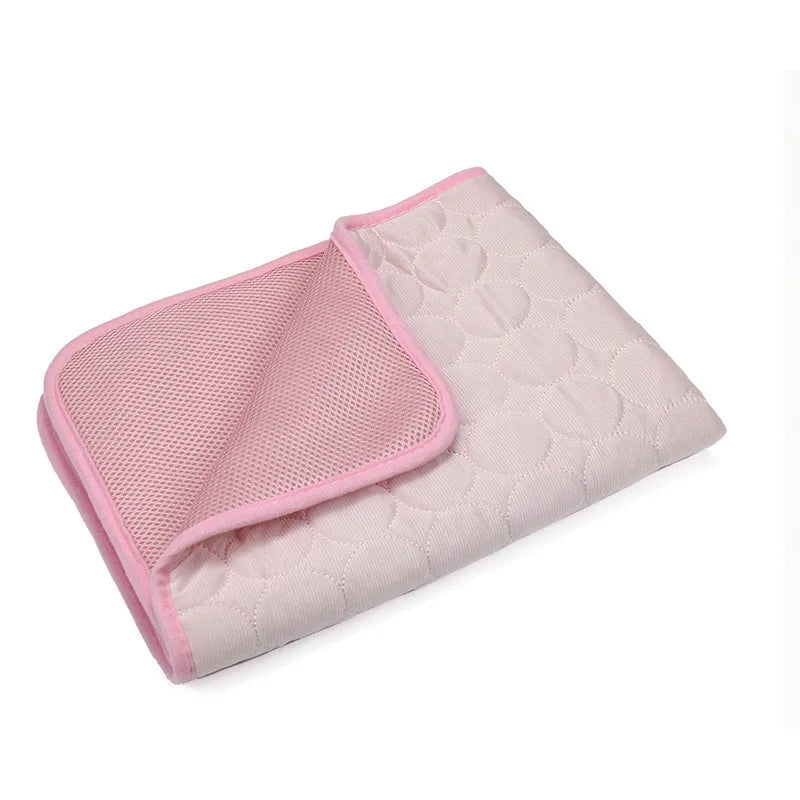 HushMat cooling pet mat in Pink