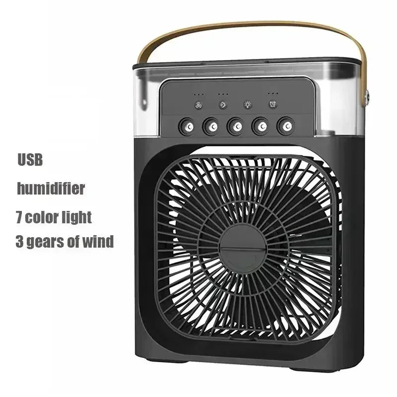 HushBreeze 3-in-1 portable air cooler in Black