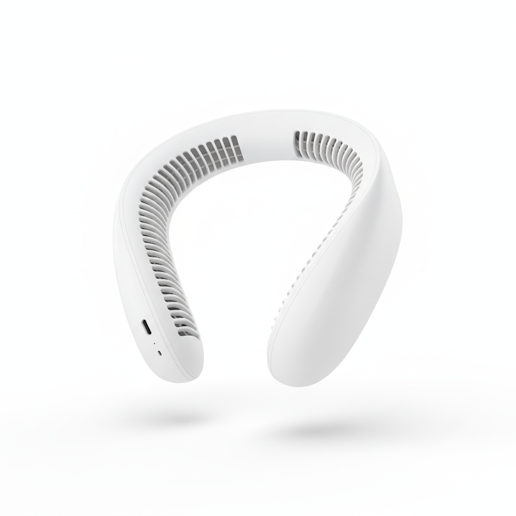 HushFlow™ — Portable Bladeless Neck Fan